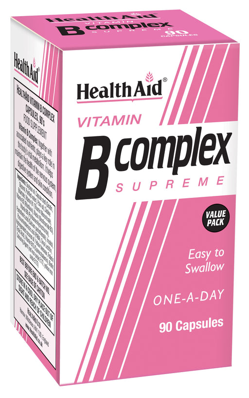 Health Aid Vitamin B Complex Supreme 90's - Dennis the Chemist