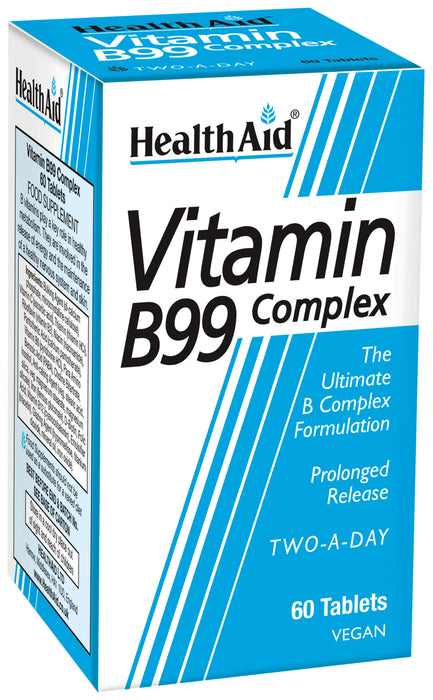 Health Aid Vegan Vitamin B99 Complex 60's - Dennis the Chemist