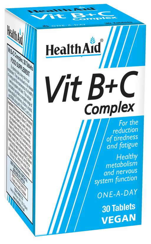 Health Aid Vit B+C Complex 30's - Dennis the Chemist