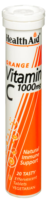 Vitamin C 1000mg Effervescent Orange flavour 20's - Dennis the Chemist
