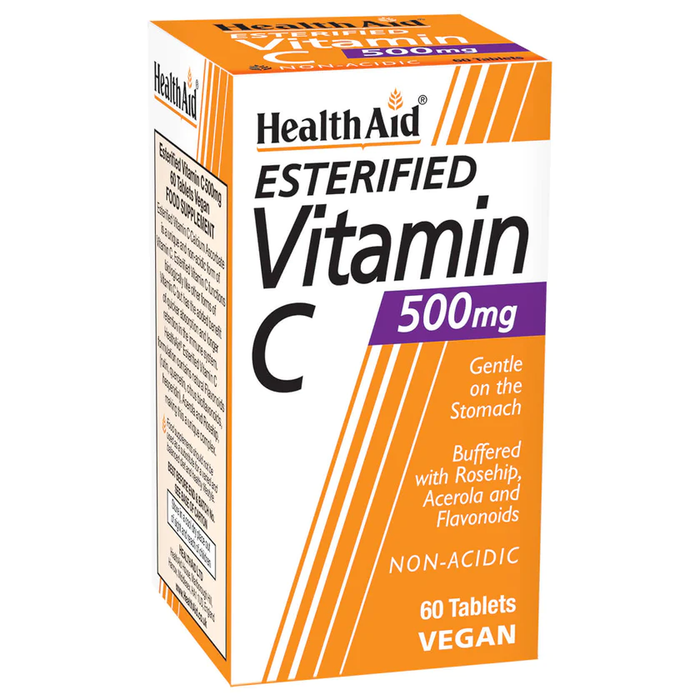 Health Aid Esterified Vitamin C 500mg 60's - Dennis the Chemist