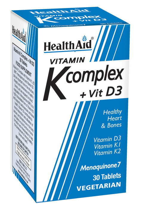 Health Aid Vitamin K Complex + Vit D3 30's - Dennis the Chemist