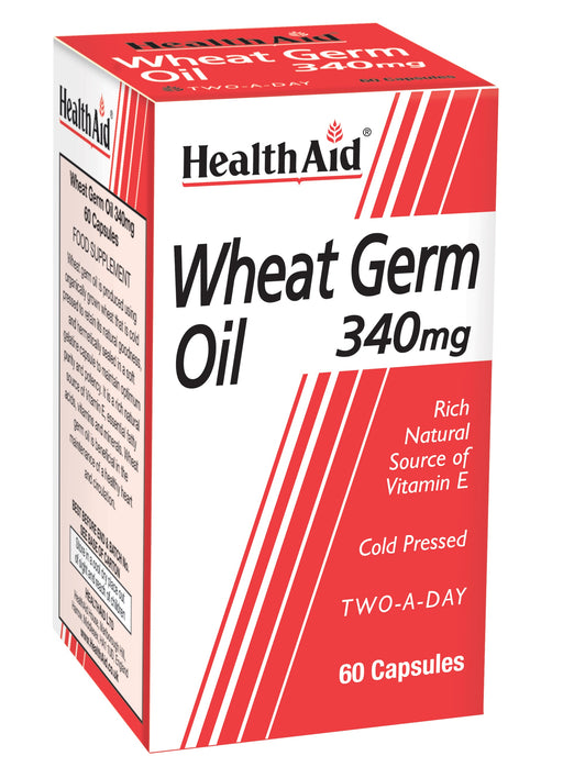 Health Aid Wheat Germ Oil 340mg 60's - Dennis the Chemist