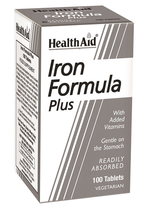 Health Aid Iron Formula Plus  100's - Dennis the Chemist