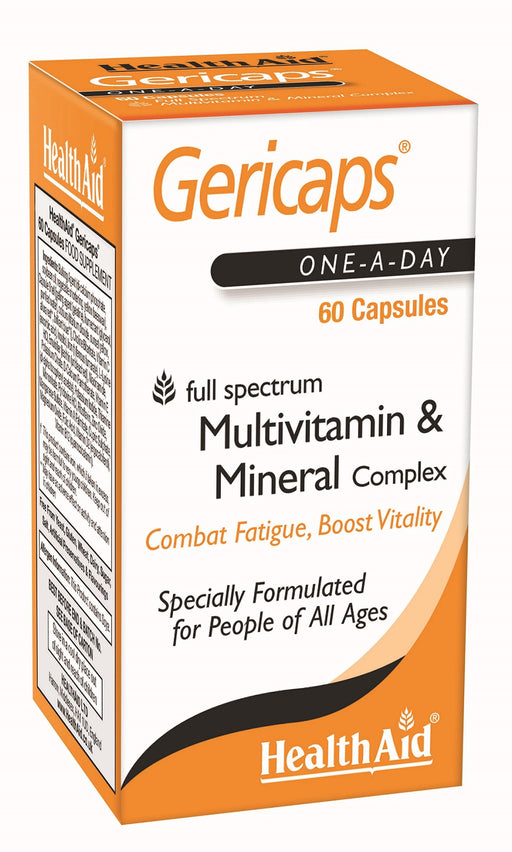 Health Aid Gericaps Multivitamin & Mineral Complex 60's - Dennis the Chemist