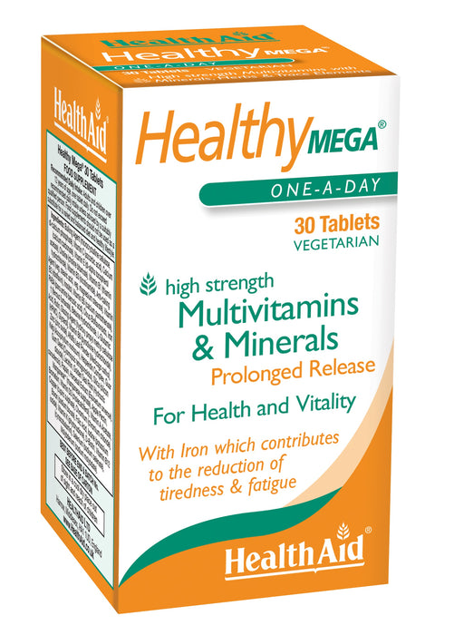 Health Aid Healthy Mega Multi Vitamin & Minerals Prolonged Release  30's - Dennis the Chemist