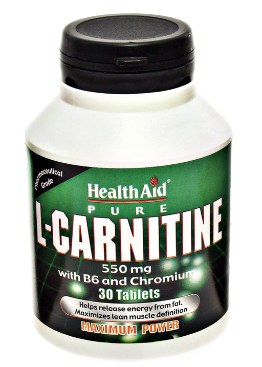 Health Aid L-Carnitine 30's - Dennis the Chemist