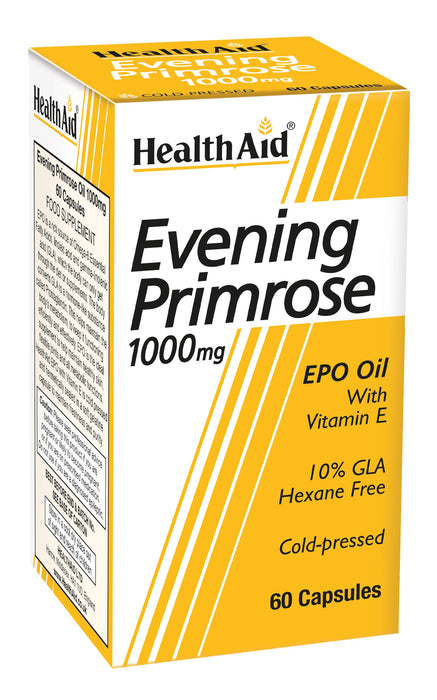Health Aid Evening Primrose Oil 1000mg   60's - Dennis the Chemist