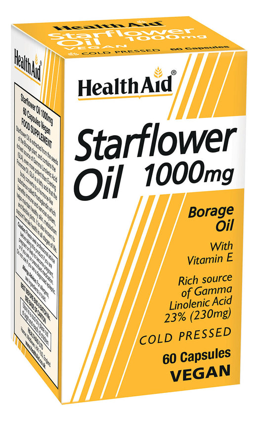 Health Aid Starflower Oil 1000mg 60's - Dennis the Chemist