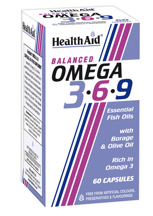 Health Aid Balanced Omega 3.6.9 60's - Dennis the Chemist