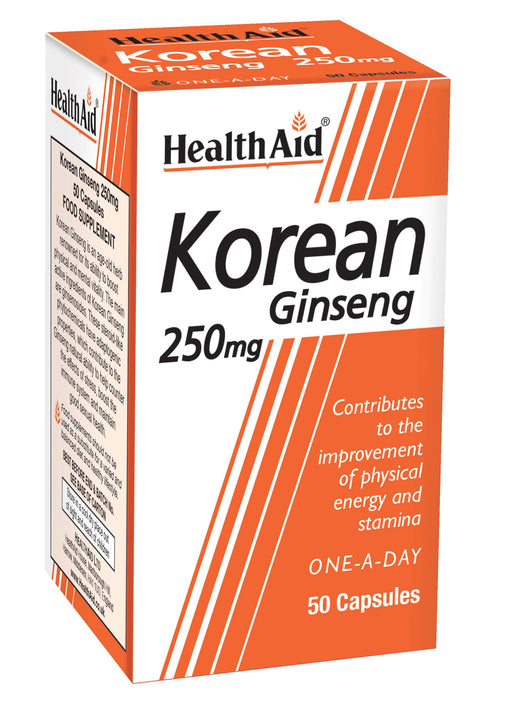 Health Aid Korean Ginseng 250mg  50's - Dennis the Chemist