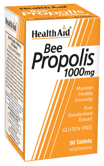 Health Aid Bee Propolis 1000mg 60's - Dennis the Chemist