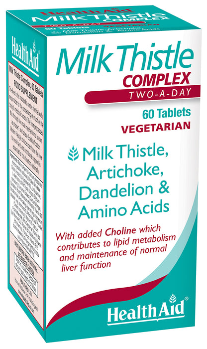 Health Aid Milk Thistle Complex  60's - Dennis the Chemist