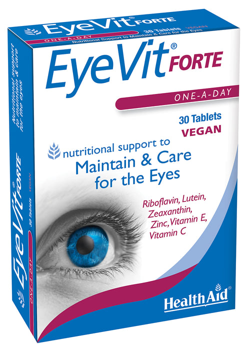Health Aid EyeVit Forte 30's - Dennis the Chemist
