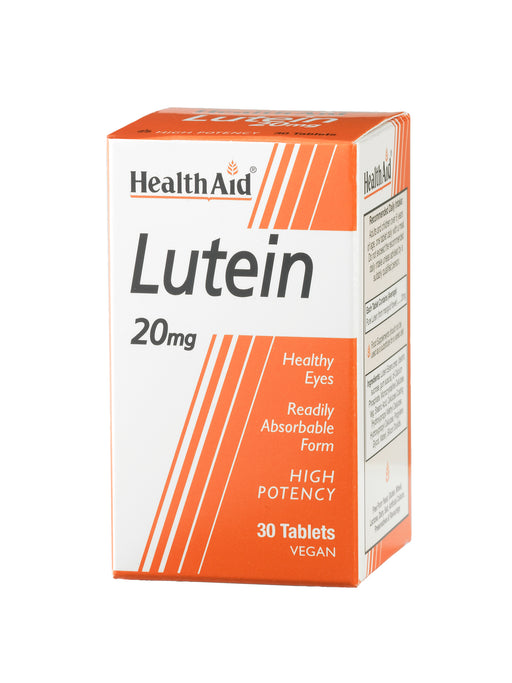 Health Aid Lutein 20mg 30's - Dennis the Chemist