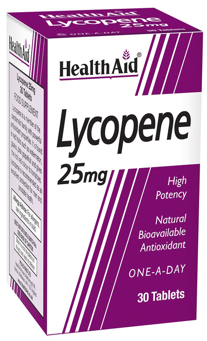 Health Aid Lycopene 25mg 30's - Dennis the Chemist
