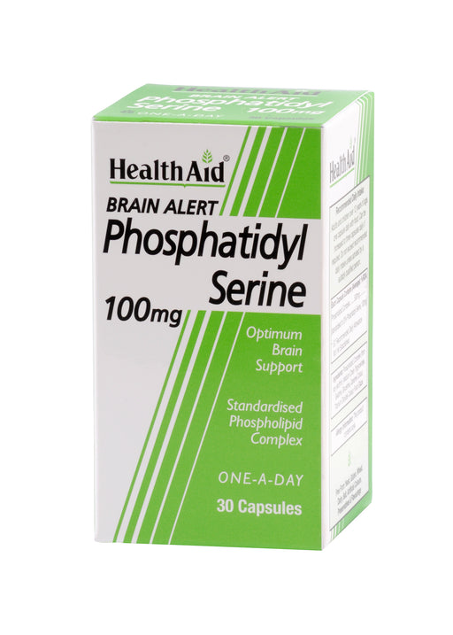 Health Aid Brain Alert Phosphatidyl Serine 100mg 30's - Dennis the Chemist