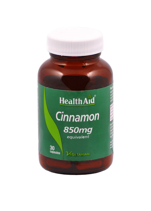 Health Aid Cinnamon 850mg 30's - Dennis the Chemist