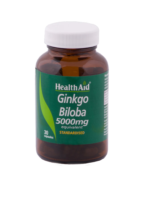 Health Aid Ginkgo Biloba 5000mg 30's - Dennis the Chemist