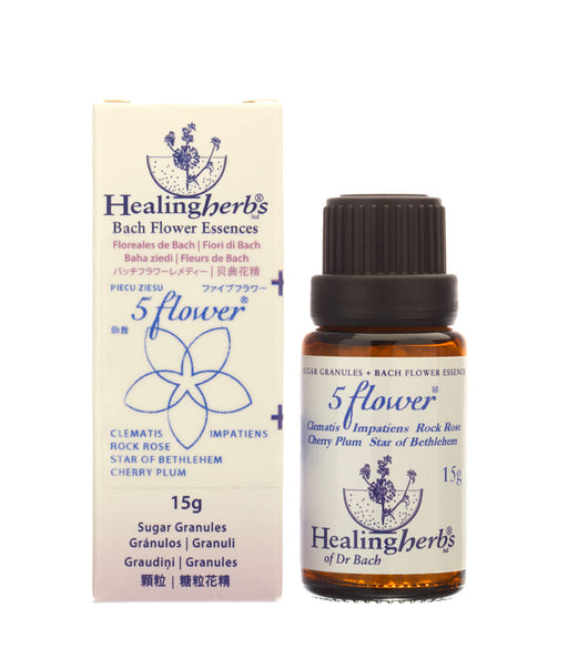 Healing Herbs Ltd 5 Flower Remedy Granules 15g - Dennis the Chemist