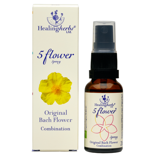 Healing Herbs Ltd 5 Flower Spray Original Bach Flower Combination 20ml - Dennis the Chemist