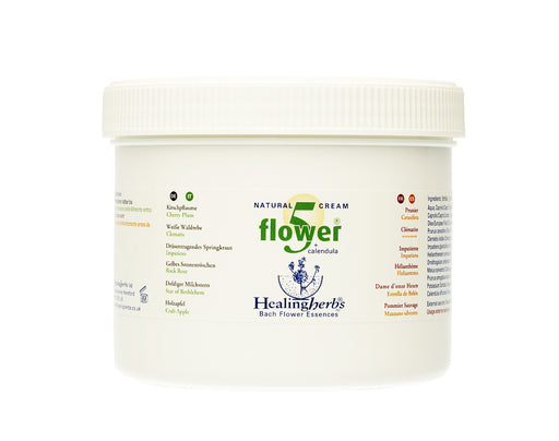 Healing Herbs Ltd 5 Flower Cream with Crab Apple + Calendula 450g - Dennis the Chemist