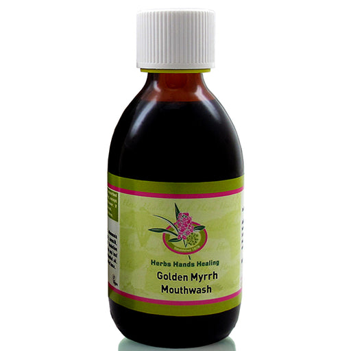 Herbs Hands Healing Golden  Myrrh Mouthwash 250ml - Dennis the Chemist