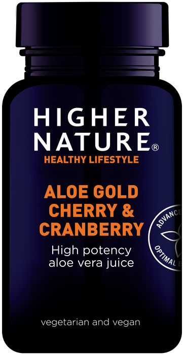 Higher Nature Aloe Gold Cherry & Cranberry 485ml - Dennis the Chemist