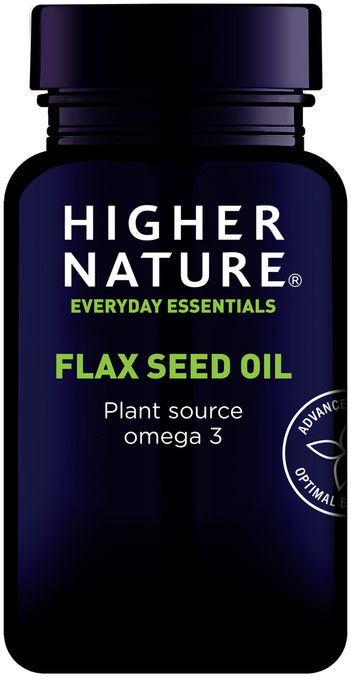 Higher Nature Flax Seed Oil (Capsules) 180's - Dennis the Chemist