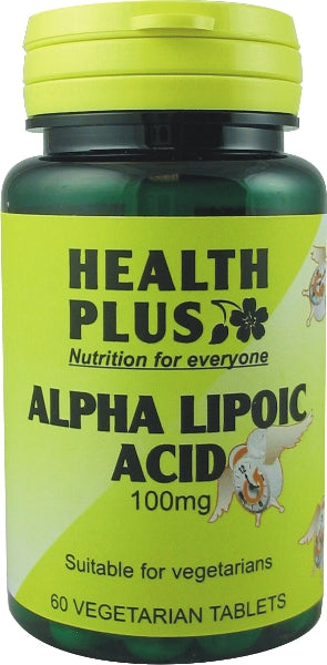 Health Plus Alpha Lipoic Acid 100mg 60's - Dennis the Chemist