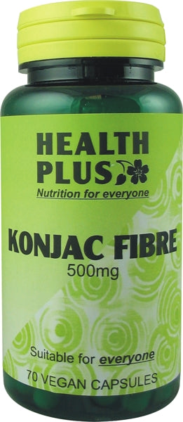 Health Plus Konjac Fibre 500mg 70's - Dennis the Chemist