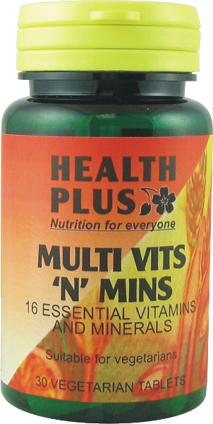 Health Plus Multi Vits 'N' Mins 30's - Dennis the Chemist