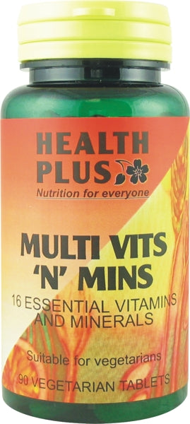Health Plus Multi Vits 'N' Mins 90's - Dennis the Chemist