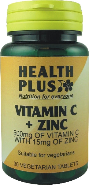 Health Plus Vitamin C + Zinc 30's - Dennis the Chemist