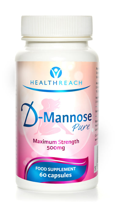 Health Reach D-Mannose Pure 500mg 60's - Dennis the Chemist