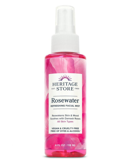 Heritage Store Rosewater Refreshing Facial Mist 118ml - Dennis the Chemist