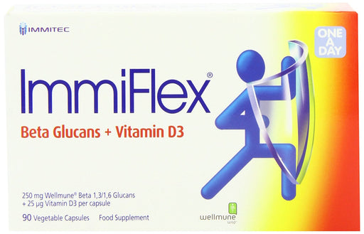 ImmiFlex Beta Glucans + Vitamin D3 90's - Dennis the Chemist