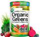 Organic Greens Plus Superfoods & Multivitamins, Unflavored - 243g - Dennis the Chemist