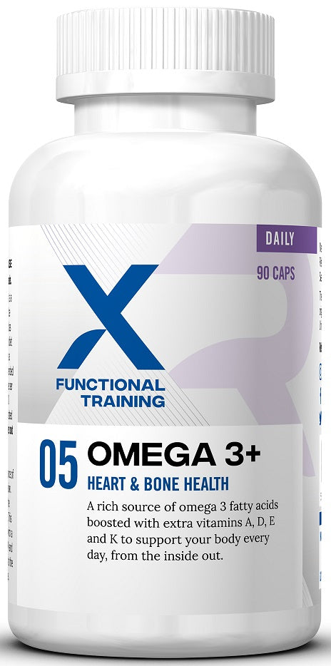 Omega 3+, X Functional Training - 90 caps - Dennis the Chemist