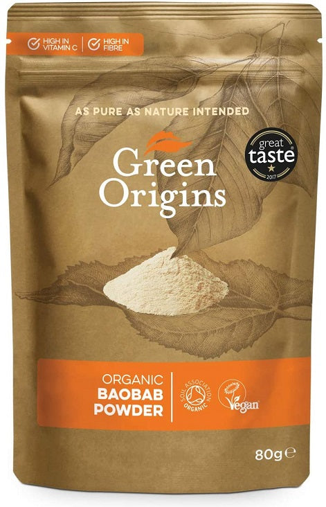 Organic Baobab Powder - 80g - Dennis the Chemist