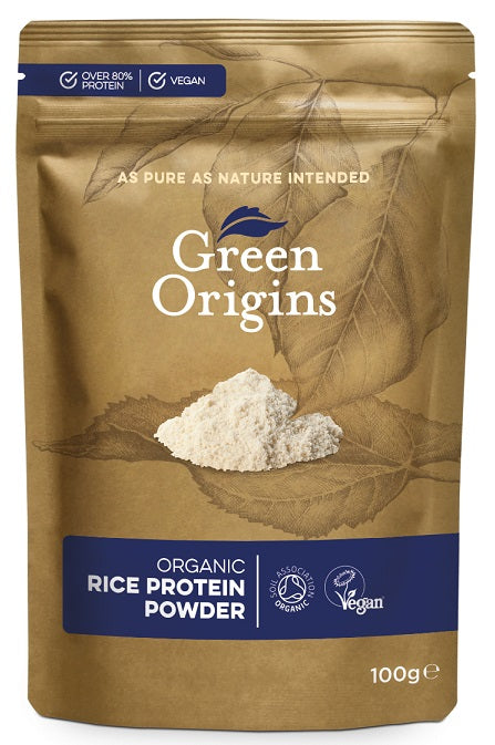 Organic Rice Protein Powder - 100g - Dennis the Chemist