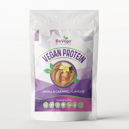 Vegan Protein, Vanilla Caramel - 900g - Dennis the Chemist