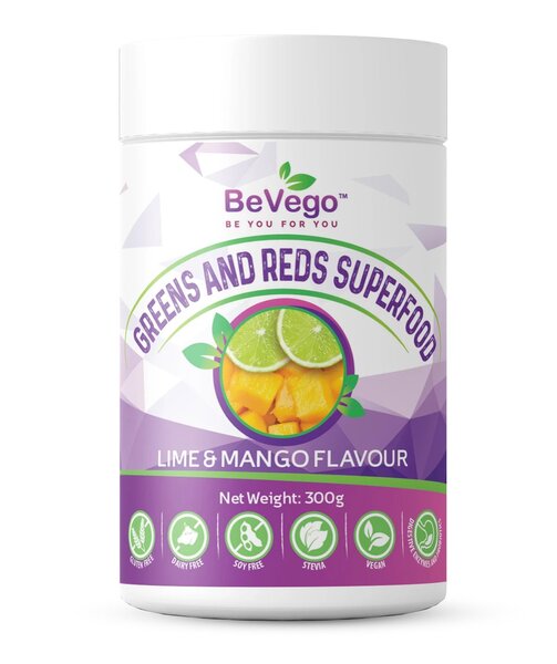 Greens And Reds Superfood, Lime & Mango - 300g - Dennis the Chemist