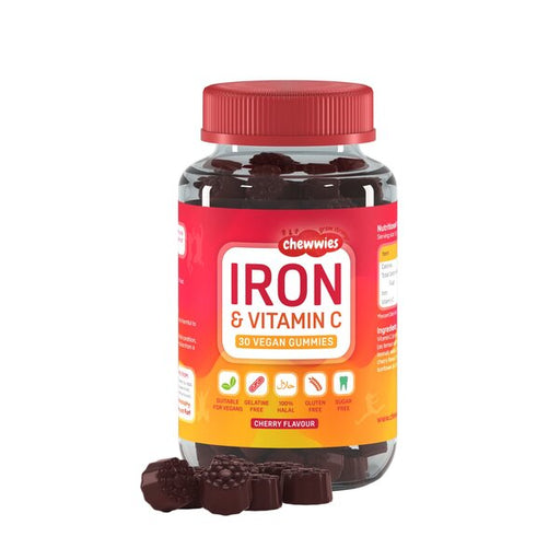 Iron & Vitamin C, Cherry - 30 vegan gummies - Dennis the Chemist