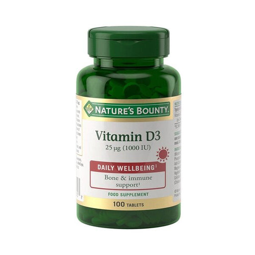 Vitamin D3, 25mcg - 100 tabs - Dennis the Chemist