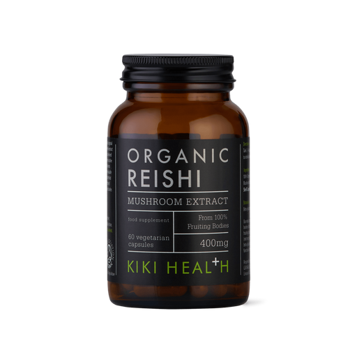 Kiki Health Organic Reishi Mushroom Extract Capsules 60's - Dennis the Chemist