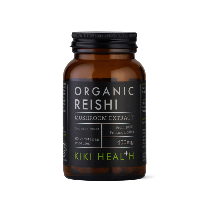 Kiki Health Organic Reishi Mushroom Extract Capsules 60's - Dennis the Chemist