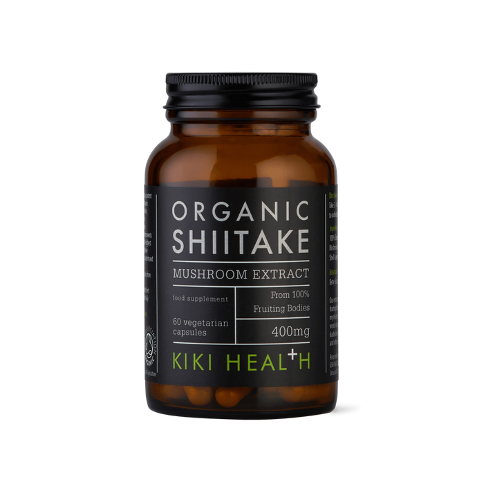 Kiki Health Organic Shiitake Mushroom Extract Capsules 60's - Dennis the Chemist