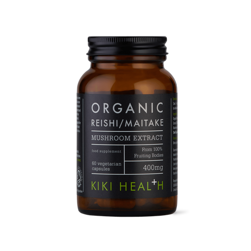 Kiki Health Organic Reishi/Maitake Mushroom Extract 60's - Dennis the Chemist