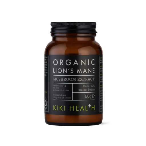 Kiki Health Organic Lion's Mane Mushroom Extract Powder 50g - Dennis the Chemist
